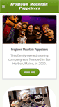 Mobile Screenshot of frogtownpuppets.com